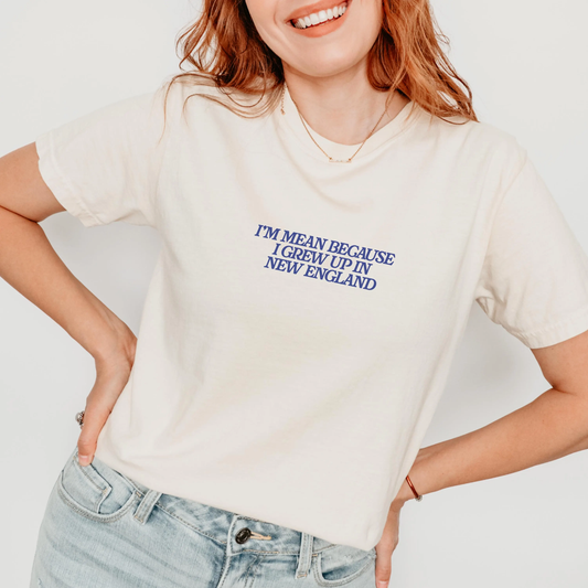 I'm Mean Because I Grew Up in New England T-Shirt